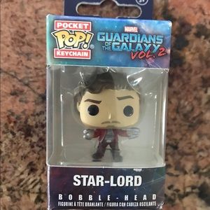 Guardians of the galaxy STAR LORD pop keychain